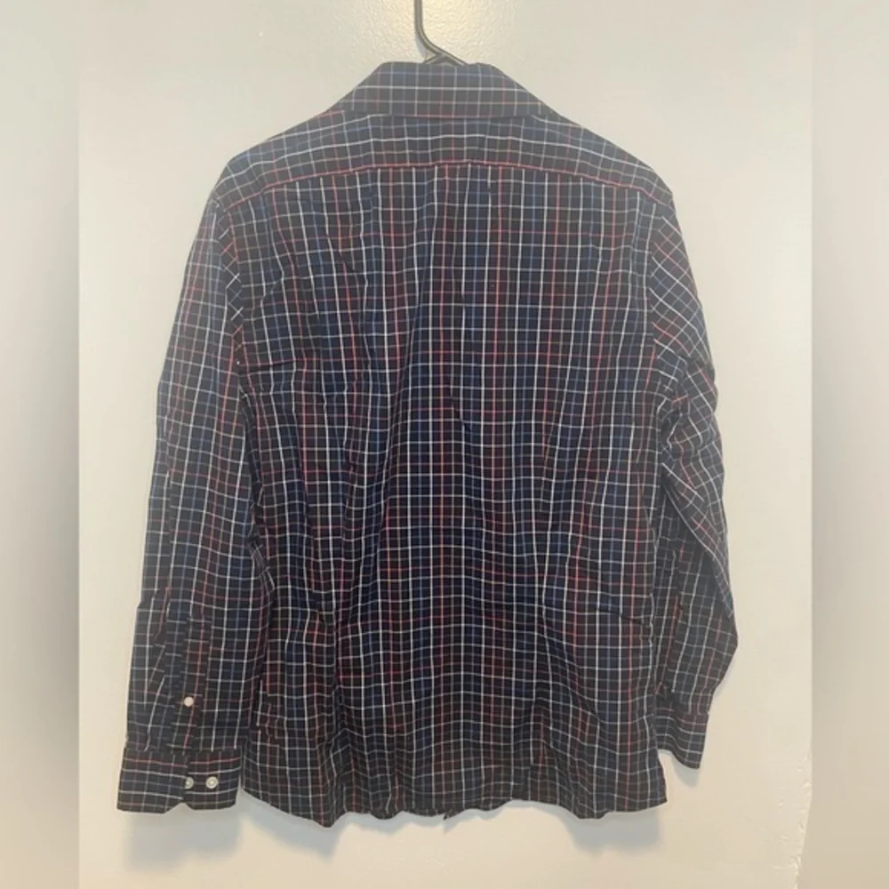 Banana Republic‎ athletic fit men’s plaid button up shirt size medium
